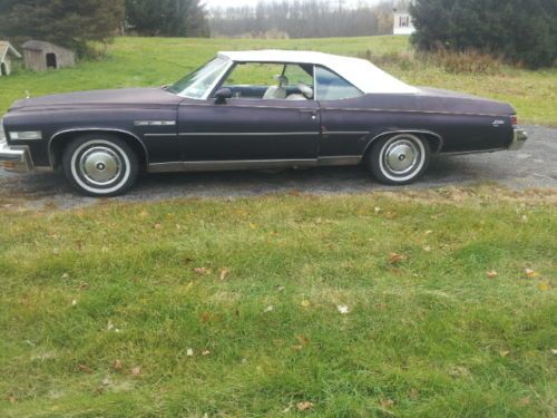 1975 buick lesabre custom convertible 455 engine