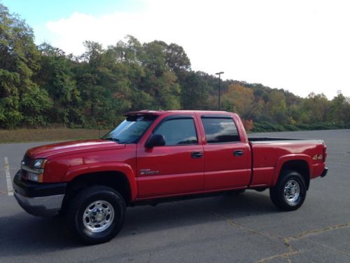 Lt - crew cab - 4x4 - leather - 6.6l duramax turbo diesel- allison - no reserve