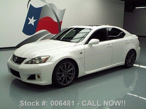 2009 lexus is-f v8 sunroof nav rear cam 19&#034; wheels 75k texas direct auto