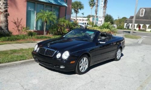 Mercedes 320 clk cabriolet low miles two owner car  leather interior we finance