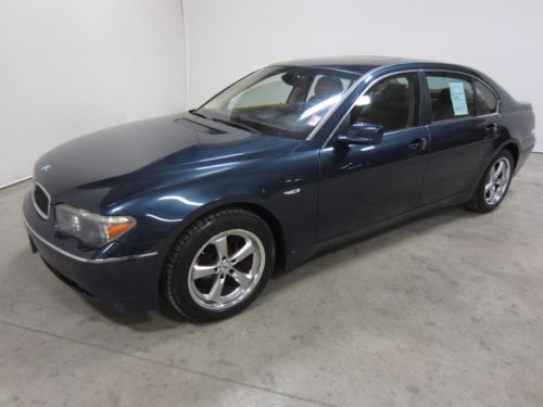 2002 bmw 745 li 4.4l v8 leather sunroof rwd auto 80 pics