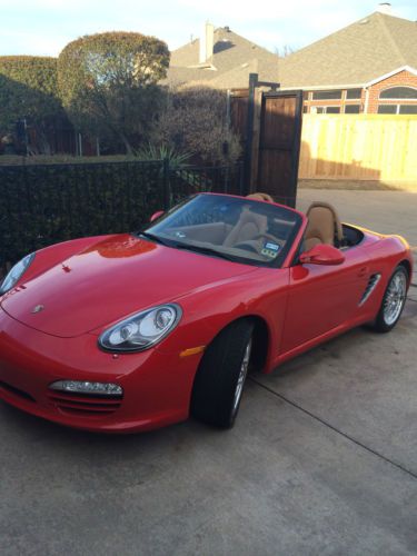 2009 porsche boxster base convertible 2-door 2.9l-certified and under warranty!