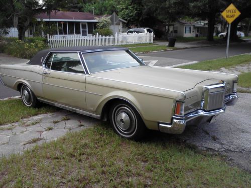 1971 lincoln mark iii base 7.5l