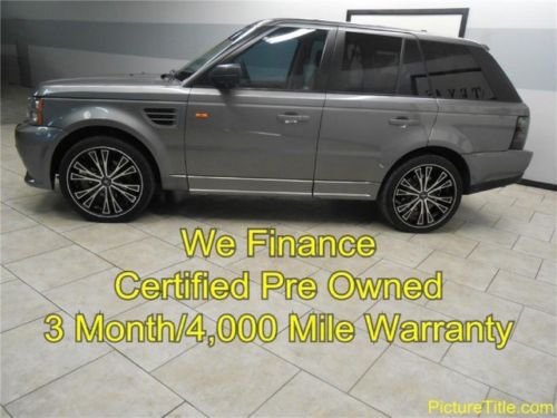 08 range rover sport hse awd gps navi sunroof leather heated seats finance texas