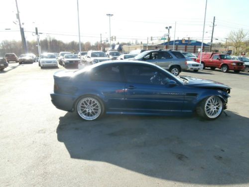 2002 bmw m3 coupe no reserve navi perfect project car!!! approx 90k miles!!!!!!