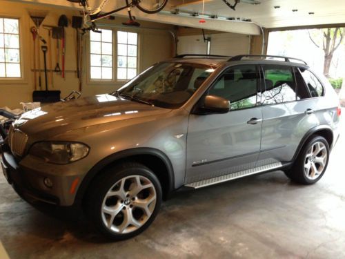 2010 bmw x5 4.8i w/sport pkg space gray black leather