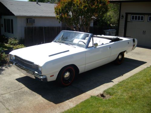 1969 dart gts convertible california rust free car v8 no reserve