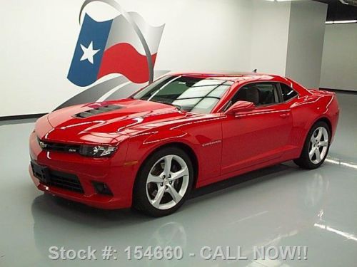 2014 chevy camaro 2ss 6-spd sunroof hud rear cam 3k mi texas direct auto