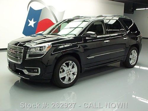 2013 gmc acadia denali awd dual sunroof nav dvd hud 15k texas direct auto