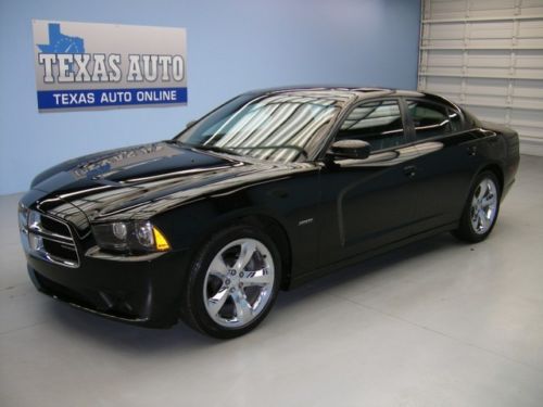 We finance!!  2012 dodge charger r/t hemi roof nav heated leather 19k texas auto