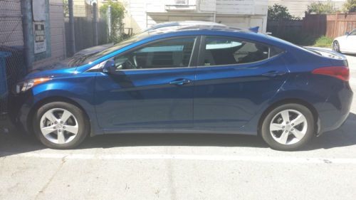 2013 hyundai elantra pzev automatic midnight blue