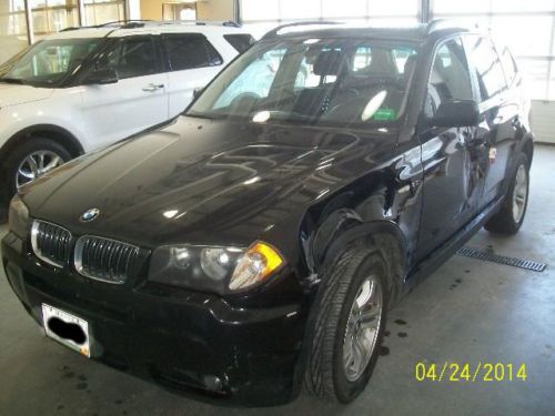 2006 bmw x3 3.0i sport utility 4-door 3.0l for repair