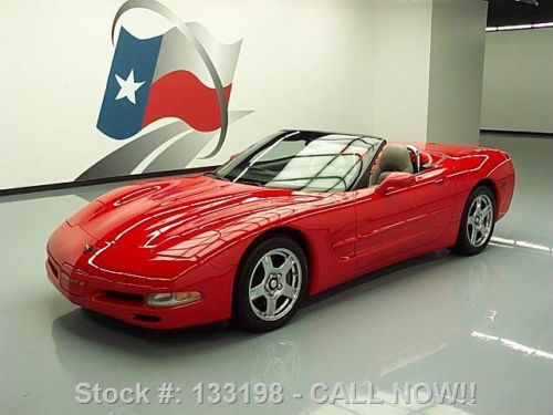 1999 chevy corvette convertible 5.7l automatic hud 22k texas direct auto