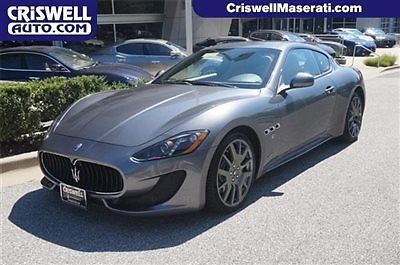 2014 maserati granturismo sport coupe low miles one owner grigio nav loaded