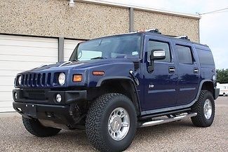 2007 blue suv! clean carfax 4wd black leather