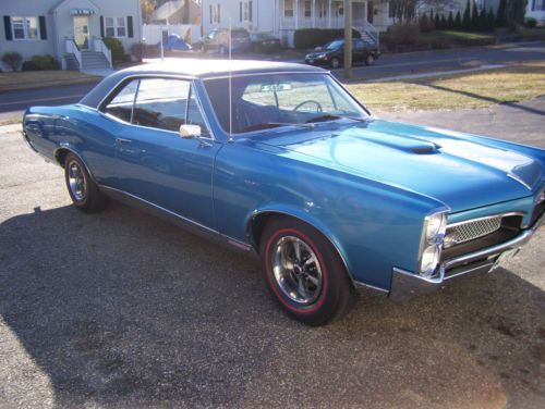 1967 pontiac gto base 6.6l  242 car. frame off restoration.original floors