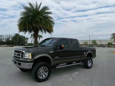 Ford f250 crew cab 4x4 lariat fx4 **6" lift on 35 xd's  97k miles   turbo diesel