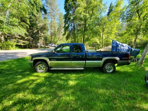 2000 gmc sierra 2500 blue &amp; silver