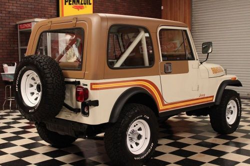 1986 jeep cj cj7 renegade 33k miles beige &amp; honey tx&amp;ca