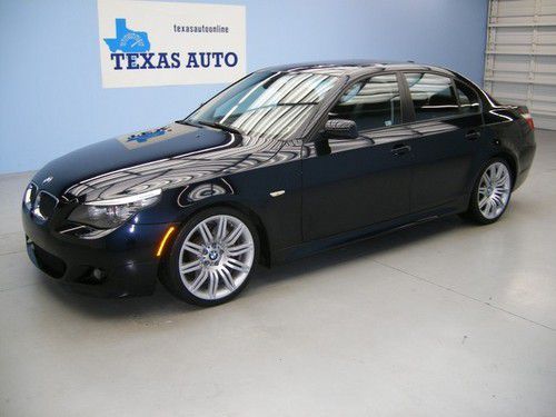 We finance!! 2008 bmw 550i sport auto roof nav wood xenon 19 rims sat logic7