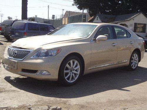 2007 lexus ls460 luxury sedan damaged salvage loaded low miles export welcome!!