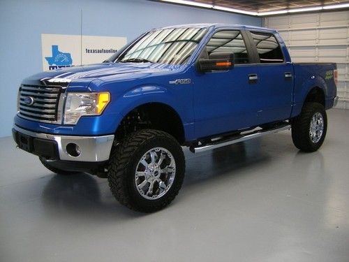 We finance!!  2011 ford f-150 xlt 4x4 lift kit microsoft sync auto 20 rims 1 own