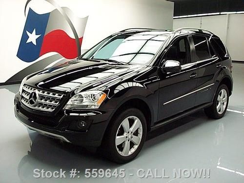 2010 mercedes-benz ml350 sunroof nav rear cam only 45k texas direct auto