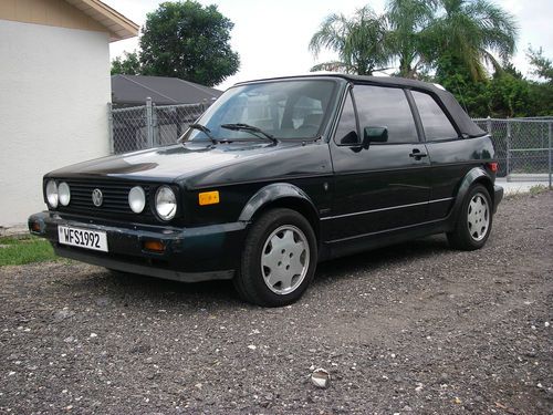 1992 volkswagen rabbit cabriolet convertible wolfsburg ed