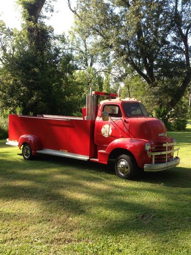 1947 coe chevy truck red