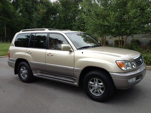 2002 lexus lx470 base sport utility 4-door 4.7l. one owner. great find!