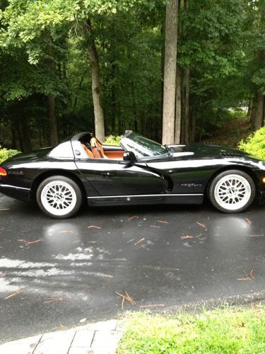 2000 dodge viper rt/10 black/saddle! 6-speed  31k-miles 450hp