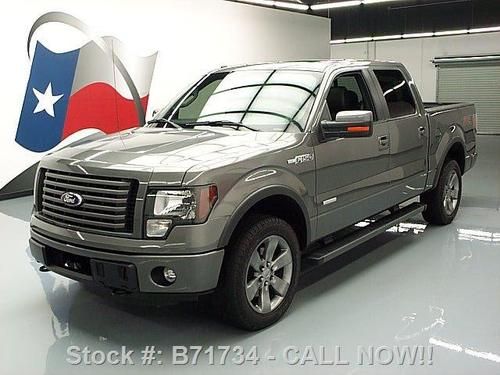 2012 ford f-150 fx4 ecoboost crew 4x4 sunroof nav 31k! texas direct auto