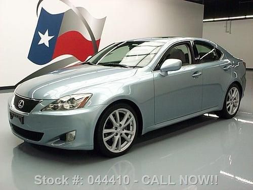 2007 lexus is250 climate seats sunroof nav rear cam 59k texas direct auto