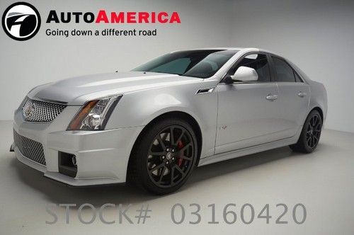 3k low miles 2013 cadillac cts-v black leather recaro navigation loaded