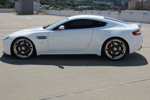 2008 aston martin v8 vantage &#034;white kinght in european car magazine&#034; many upgrad