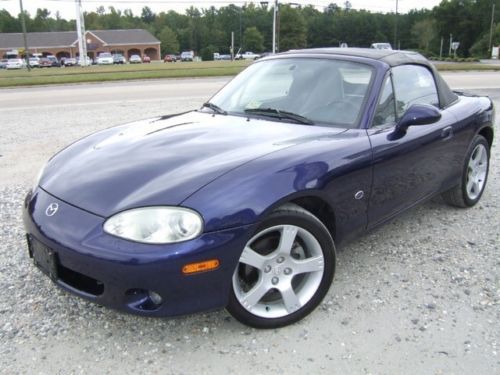 2003 mazda miata 6 speed convertible only 63k miles! leather