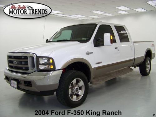 2004 ford f-350 king ranch 4x4 fx4 turbo diesel long bed line-x bedliner 84k