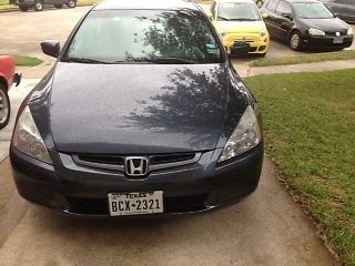 2005 honda accord lx sedan 4door 2.4l 60k blue tires audio ac powered no reserve