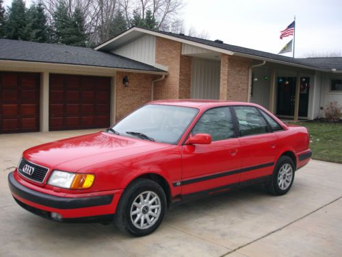 Audi 100 quattro cs sedan 4-door 2.8l w/low millage{no reserve}