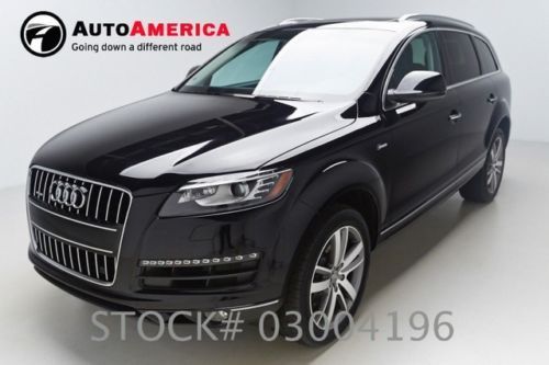 15k one 1 owner low miles 2013 audi q7 premium plus awd nav 3rd row leather pano