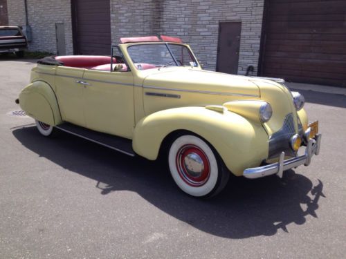 1939 buick special 4-door convertible phaeton. very rare. suicide doors.