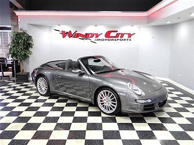 2007 porsche 911 carrera s 3.8 cabriolet only 18k miles 6-speed sport pkg look!