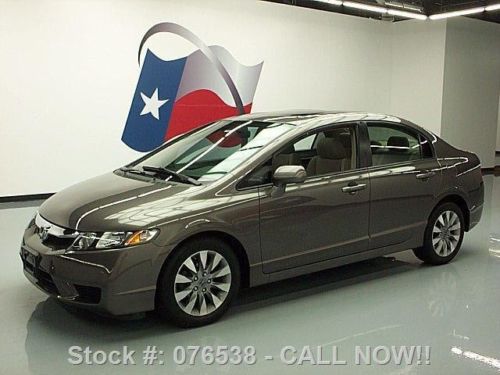 2010 honda civic ex sedan auto sunroof alloy wheels 43k texas direct auto