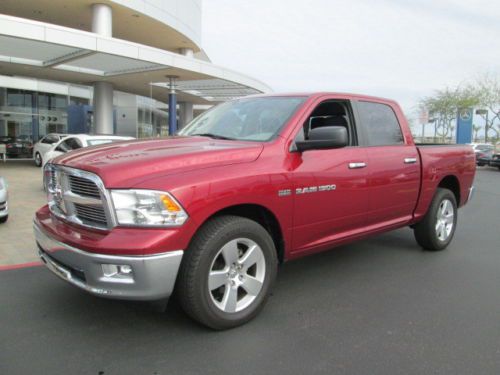 12 4x4 4wd red automatic 5.7l v8 crew cab pickup truck