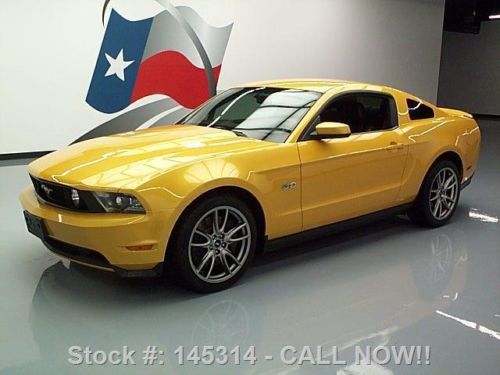 2011 ford mustang gt premium 5.0 6-spd leather 19&#039;s 35k texas direct auto