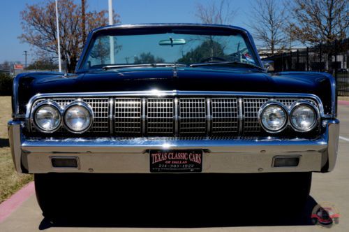 1964 lincoln continental convertible recently restored triple black