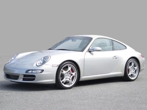 2007 porsche 911 carrera &#034;s&#034;/ silver over black/ manual transmission