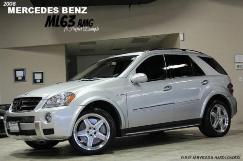 2008 mercedes benz ml63 amg silver ipod pdc msrp $91,380 one owner loaded perfct
