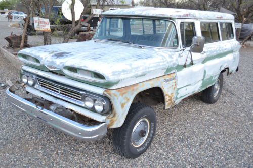 4x4 panel suburban wagon classic c10, arizona vintage k10 4wd no reserve