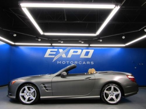 Mercedes benz sl550 sport $124k msrp shadow grey matt finish prem distronic pano